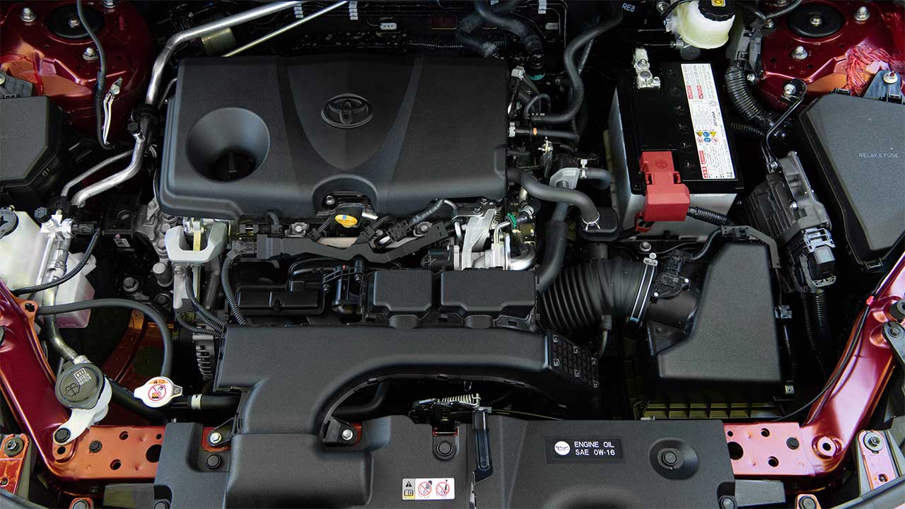 Моторный отсек Toyota rav4 2013
