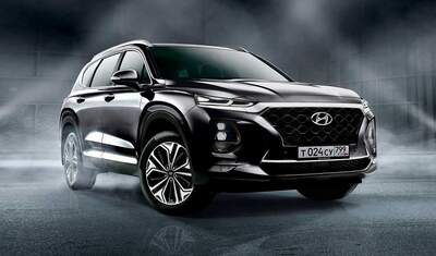 Hyundai Santa Fe Black & Brown