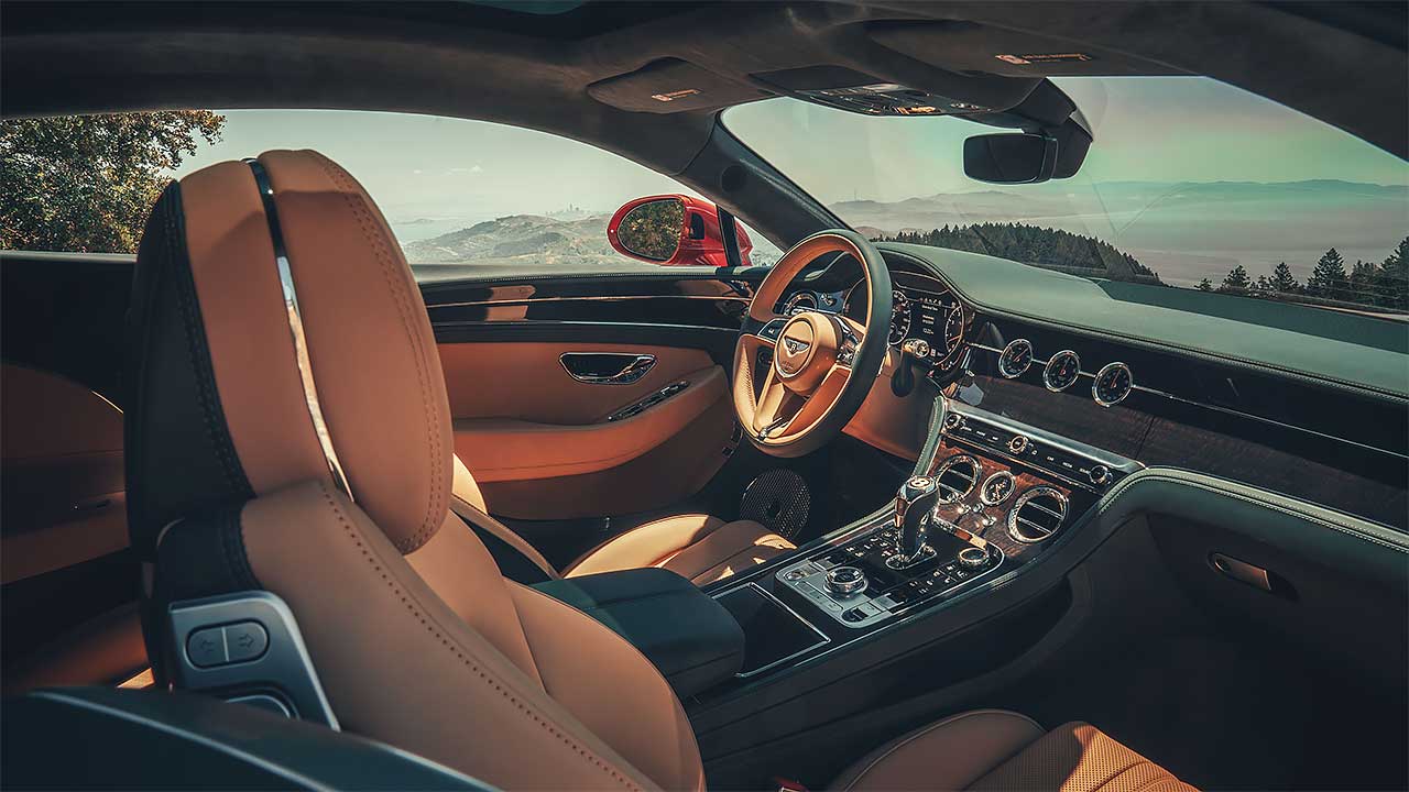 Bentley continental gt салон