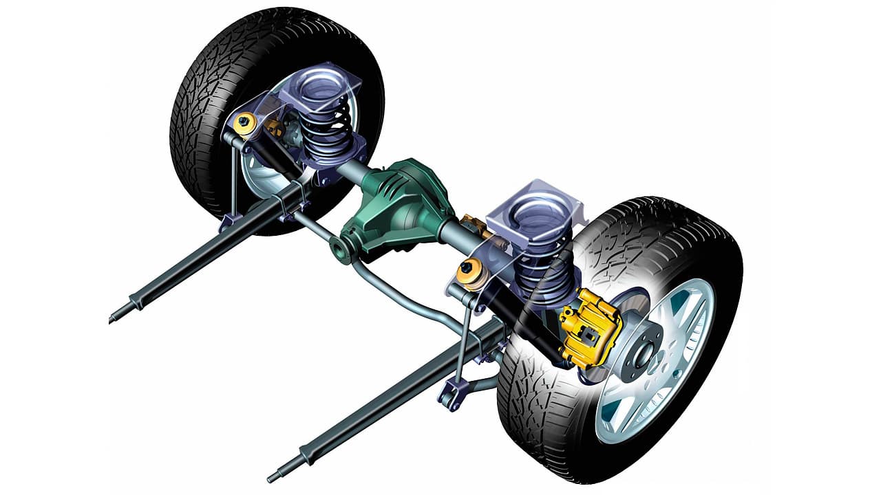 Зависимая подвеска автомобиля