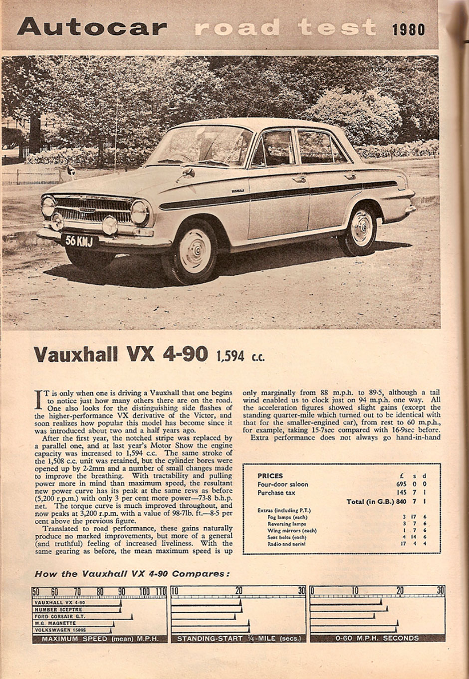 Тест-драйв Vauxhall Victor FB VX 4/90