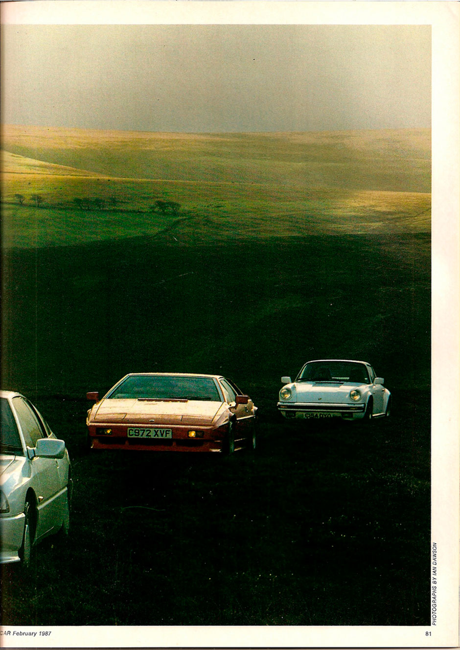 Тест Renault GTA Turbo, Lotus Turbo Esprit и Porsche 911 Carrera Tagra